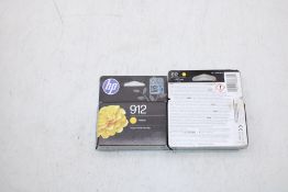 Thirteen HP 912 Ink Cartridges, Yellow, Expiry 09/2027, Some Boxes Damaged