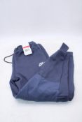 Nike Tech Men's Knit Joggers, Blue, Size L