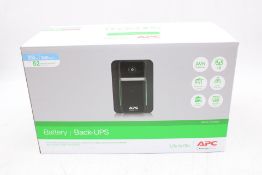 APC BX500MI Back-UPS Desktop Uninterruptible Power Supply, 300W/500VA