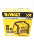 DeWalt DCR020 Cordless 10.8/14.4/18V XR DAB+ Compact Jobsite Radio, Body Only