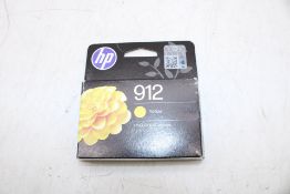 Eight HP 3YL79AE 912 Original Ink Cartridges, Yellow, Expiry 09/2027, Some Boxes Damaged