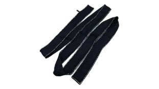 Burberry Diamante TB Ribbon Belt, Black, 220x5cm