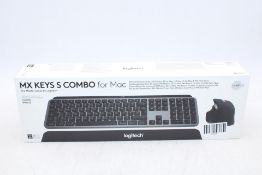 Logitech MX Keys S Combo for Mac Wireless Keyboard and Mouse