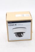 Verkada CD63-E Outdoor 4K Dome Camera with Optical Zoom, White. Box damaged, Not checked