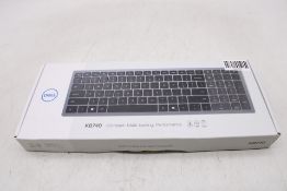Dell KB740Compact Multi Device Keyboard, Titan Grey, Box Open