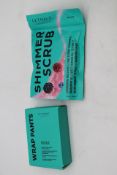 Letique Cosmetics Set to include 1x Shimmer Scrub, 1x Wrap Pants
