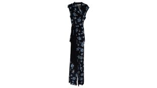 Diane Von Furstenberg Women's Bernice Jumpsuit, Orchid Rain, Size 12
