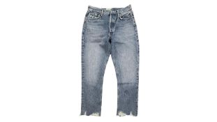 Agolde Women's Riley High Rise Straight Crop Jeans, Haven, EU 28