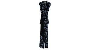 Diane Von Furstenberg Women's Bernice Jumpsuit, Orchid Rain, Size 4