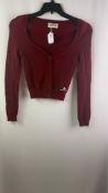Shushu/tong Women's Round Neck Fitted Cardigan, Size Unknown, New Without Tags