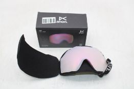 Anon Men's M4 Toric Ski/Snowboard Goggles, Lens Perceive Cloudy Pink