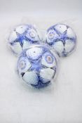 Twenty Stockport County Footballs with Club Badge, Blue/White