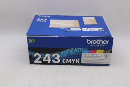 Brother TN-243 Multipack Full Set of 4 Toner Cartridges. Box damaged