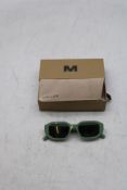 Meller Kessie Sunglasses, Frames Sage/Lenses Green