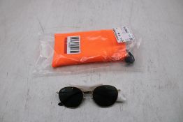 Ray-Ban Kid's RJ9572S Sunglasses, Gold/Dark Green