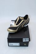 Puma V-S1 Metallic, Black/Gold, UK 6