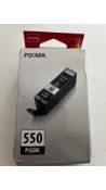 PGI-550 Pigmented Black Canon 550 Original Genuine Printer Ink Cartridge