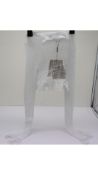 Burberry Ruffled Fishnet Crop Top, Optic White, UK 10
