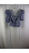 Isabel Marant Etoile Galaor Top, Royal Blue, Size 38