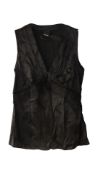Pinko Sabino 1 Top, Black, Size 40