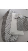Peek A Boo Next2Me and Lullago Crib Fitted Sheets, 2 Pcs with Waterproof Mattress Protector