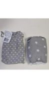 Peek-A-Boo Chicco Next2Me Crib Fitted Feets, 83x50cm