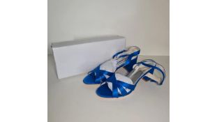 Unbranded Women's Heeled Strappy Sandals, Blue, Size EU 41. Box damaged
