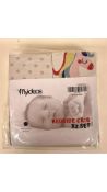 FlyIideas Bedside Crib Undersheets 100% Cotton, 55x90 Cm, Pack of 2