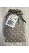 Peek-A-Boo Chicco Next2Me Crib Fitted Sheets, 2 Pack, Grey Stars/Bears