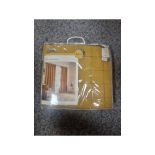Furn Ellis Eyelet Curtains, Mustard, 229cm X 137cm. Damaged Packaging
