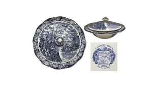 Liberty Blue Boston Tea Party Bowl