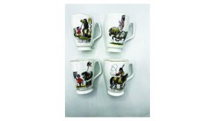 Royal Grafton Thelwell Mugs x 4