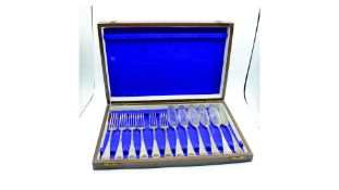 Boxed Set of 6 Fish Knives & Forks