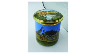 Halcyon Days Safari Enamel Box