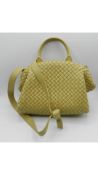 Bottega Leather Bag, Beige. Used, Excellent Condition