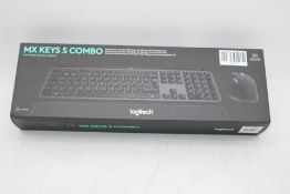 Logitech MX Keys S Combo Keyboard and Mouse Set, Graphite