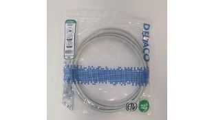 Ten Deltaco TP-63X 3m Network Cable Network Cables, (RJ-45, RJ-45), 3 Meters Each
