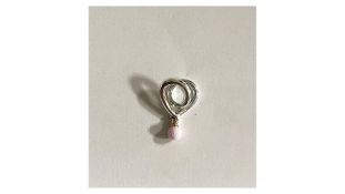 Pandora Mum Two-tone Wrapped Heart Sterling Silver Charm
