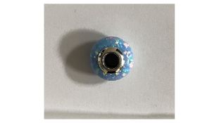 Pandora Opalescent Ocean Blue Sterling Silver Charm