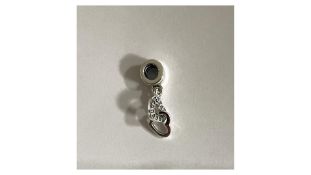 Pandora Interlocking Hearts Sterling Silver Dangle Charm