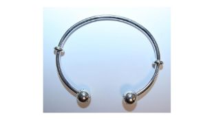 Pandora Open Bangle Sterling Silver 18cm