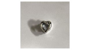 Pandora Knotted Heart Sterling Silver Charm
