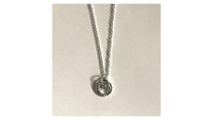 Pandora Family Always Encircled Pendant Sterling Silver Necklace, Length 60cm