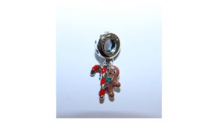 Pandora Gingerbread Man Dangle Charm