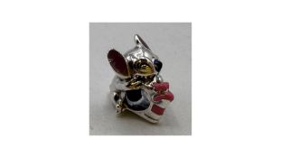 Pandora Disney Stitch Birthday Cake Sterling Silver Charm