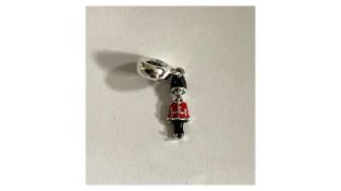 Pandora British Royal Guard Sterling Silver Dangle Charm