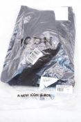 Icon Amsterdam The Como Mock Neck Sweater, Black, Size M