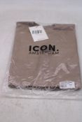 Icon Amsterdam The Fabio Crew Neck Sweater, Mocha, Size S