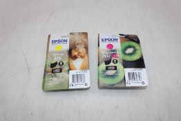 Five Epson Cartridge to include 3 X Epson 202 Original Ink Cartridge, Yellow, 2 X Epson 202 XL Ink C