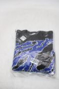 Edwin Women's Gill Sweater, Black/Blue, Size M